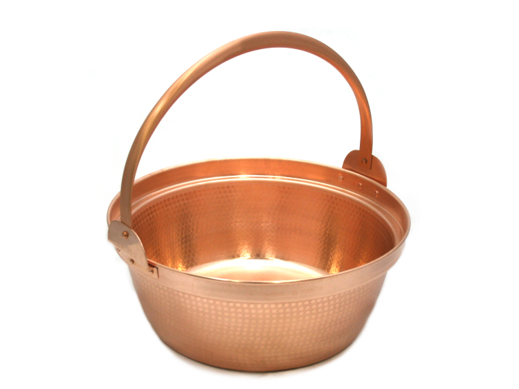 純銅 山菜鍋(内側錫引きなし) 27cm の通信販売 - 【銅製品通販なら