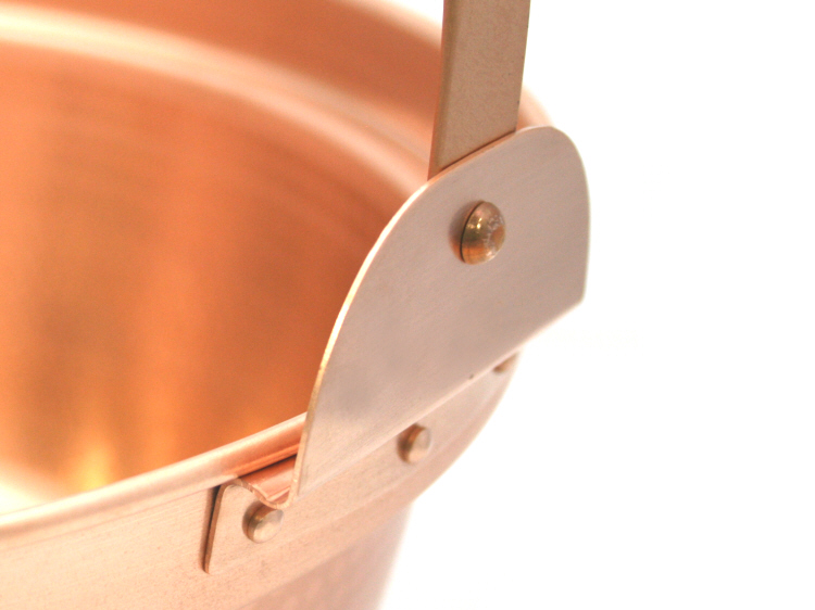 純銅 山菜鍋(内側錫引きなし) 27cm の通信販売 - 【銅製品通販なら